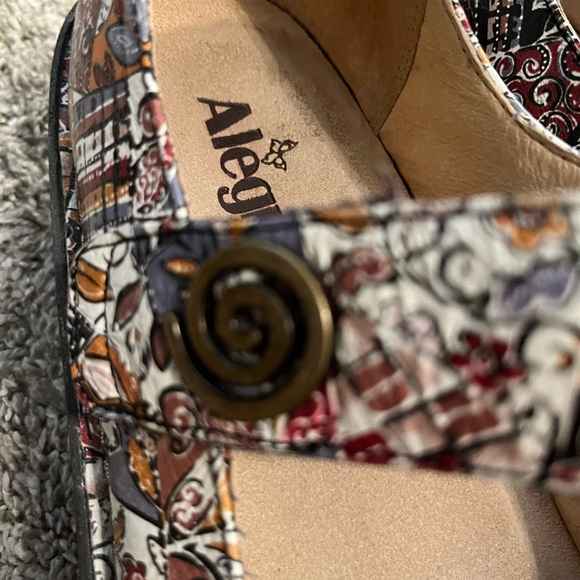 Alegria Multicolor Mary Jane Shoes - Paloma Autumn Swirl 8.5 (39) - Picture 6 of 16